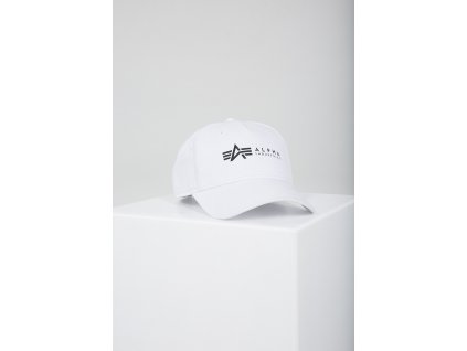 Alpha Industries ALPHA Cap šiltovka white a