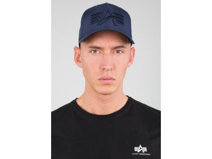 Alpha Industries Flight Cap šiltovka rep blue