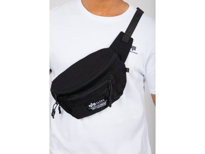 Alpha Industries BIG WAIST BAG black ľadvinka taška a