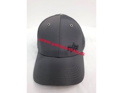 Alpha Industries Small logo Flight Cap šiltovka rep grey