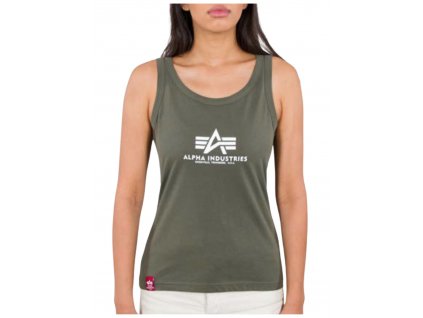 Alpha Industries BASIC TANK Wmn dark olive dámske tielko d