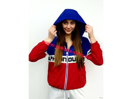 vyrp12 9537Alpha Industries Color Block Windbreaker Wmn damska bunda speed red a