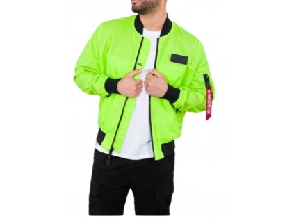 Alpha Industries MA 1 Neon neon yellow bunda pánska 1