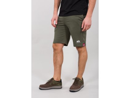 Alpha Industries BIG LETTER SHORT dark olive pánske šortky