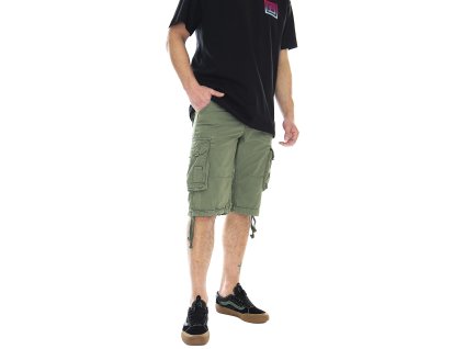 Alpha Industries Jet Short vintage green pánske šortky