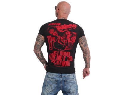 Yakuza LIVE LAUGH LOVE tričko pánske TSB 16015 black