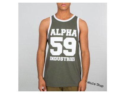 Alpha Industries 59 TANK tielko pánske dark olive