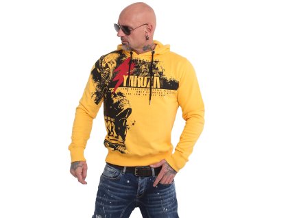 Yakuza CRUCIFIED mikina pánska HOB 16005 pale marigold
