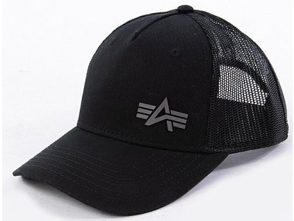 Alpha Industries Trucker Cap Small logo šiltovka black a