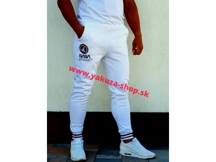 Alpha IndustAlpha Industries NASA Retro Jogger tepláky white