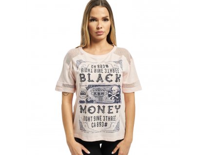 Yakuza dámske tričko BLACK MONEY GSB 14137 crystal pink f