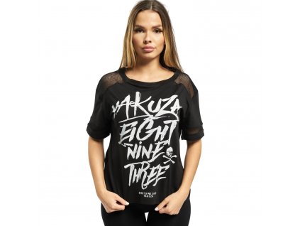 Yakuza dámske tričko ENT PANELLING BOX FIT GSB 14136 black f