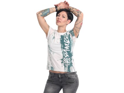 Yakuza dámske tričko PHOENIX LACE GSB 16134 white