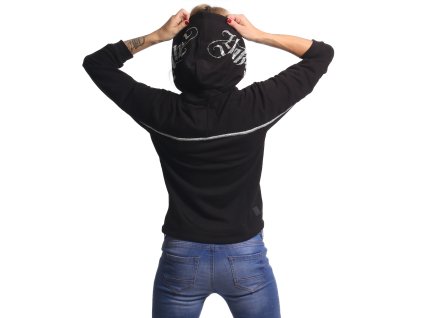 Yakuza LIT CROPPED dámska mikina GHOB 16158 black h