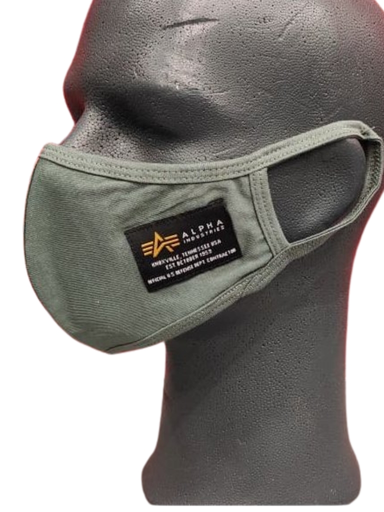 Alpha Industries rúško na tvár dark green Farba: zelená