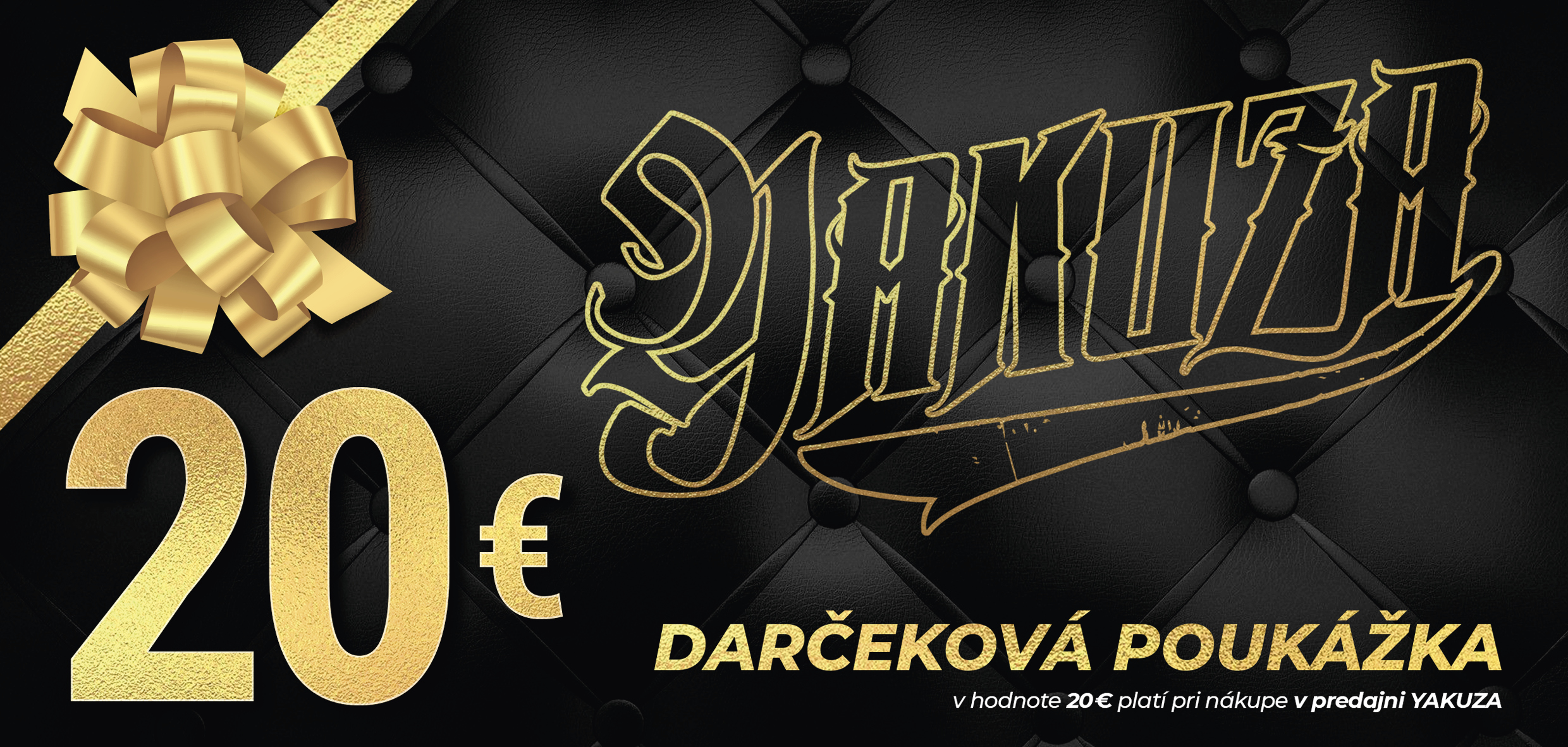 Darčeková poukážka v hodnote 20 € pre nákup v kamenných predajniach Hodnota: 20 €, Použitie: v kamenných predajniach