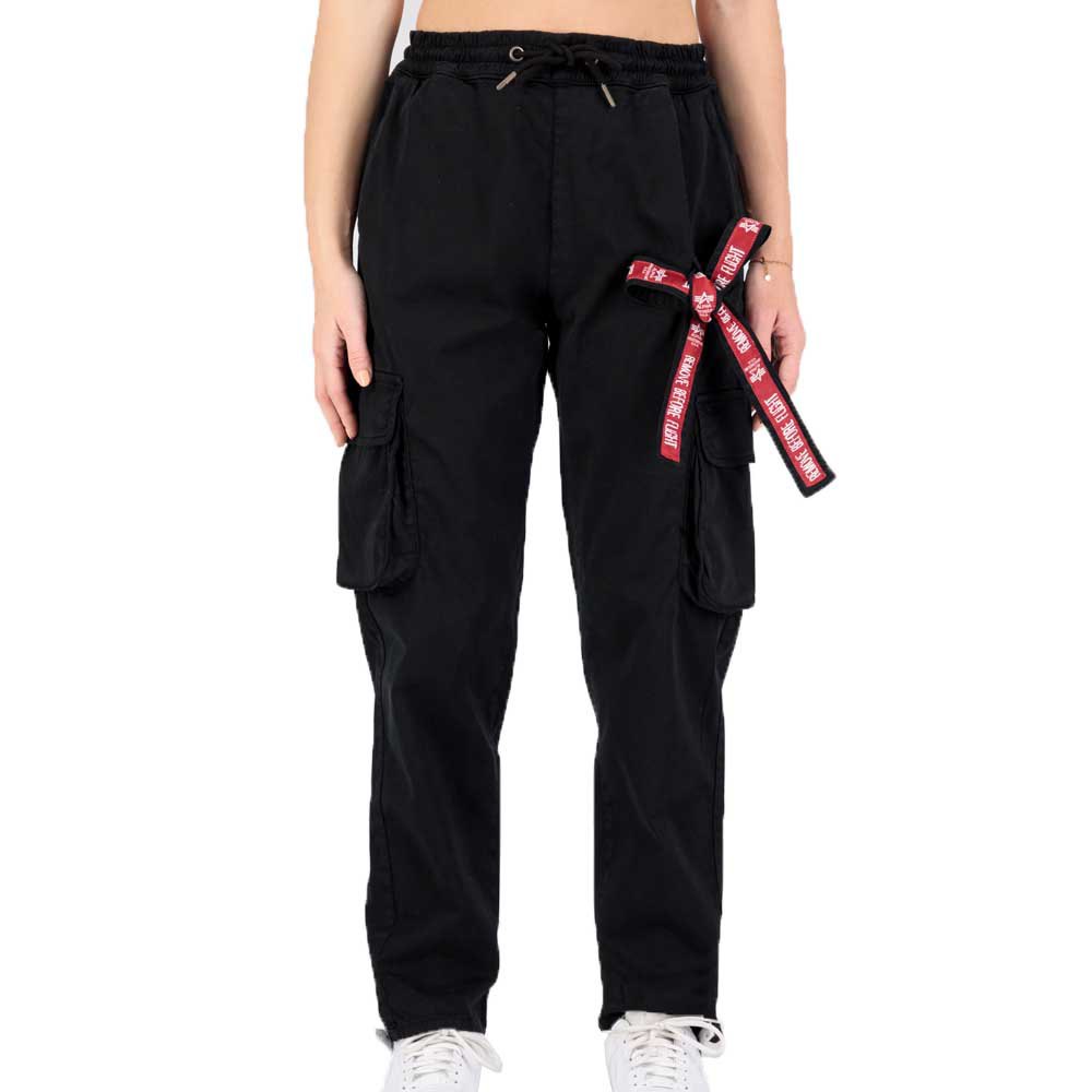 Alpha Industries dámske nohavice Bow Jogger Pant Wmn black Veľkosti dámske: XL, Farba: čierna
