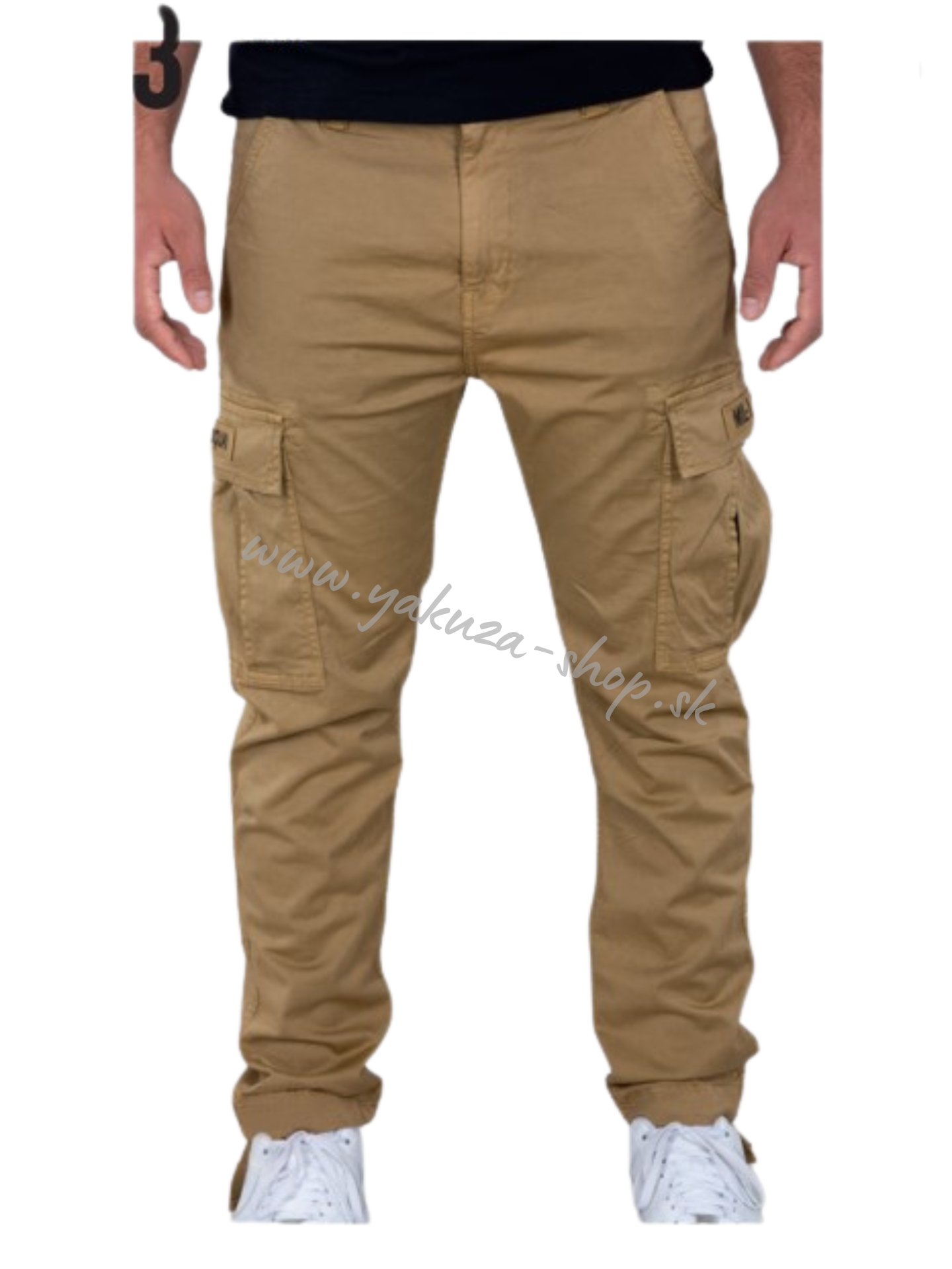 Alpha Industries nohavice pánske SQUAD PANT khaki Farba: hnedá, piesková, Veľkosti nohavíc: 34