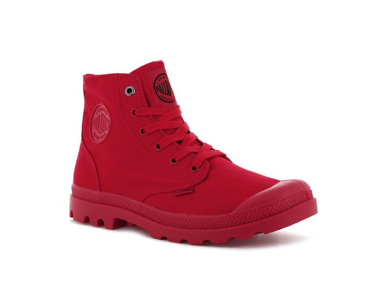 Palladium módne topánky MONO CHROME RED Veľkosť obuvi: 36, Farba: červená