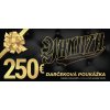 Darčeková poukážka v hodnote 250 € pre nákup v kamenných predajniach a
