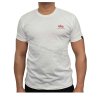 Alpha Industries BACKPRINT T tričko pánske white red 4