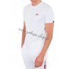 Alpha Industries BACKPRINT T tričko pánske white red a