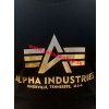 Alpha Industries Basic T Shirt Foil Print Black Gold tričko pánske c