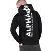 Alpha Industries Back Print Hoody pánska mikina black d