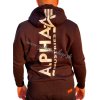 Alpha Industries Back Print Hoody pánska mikina black white camo