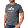 Alpha Industries Basic T Shirt Charcoal Heather tričko pánske
