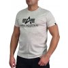 Alpha Industries Basic T Shirt White Mellange tričko pánske A