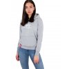 Alpha Industries dámska mikina New Basic Hoody Wmn grey heather