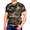 Alpha Industries BACKPRINT T olive camo tričko pánske e