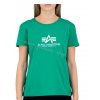 Alpha Industries New Basic T Wmn Jungle Green dámske tričko