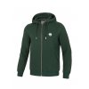 Pitbull West Coast pánska mikina na zips s kapucňou SMALL LOGO dark olive