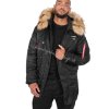 Alpha Industries N3B Airborne pánska zimná bunda black