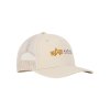 Alpha Industries Alpha Label Trucker Cap šiltovka jet stream white 1