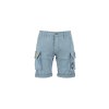 Alpha Industries Crew Short Patch Greyblue pánske šortky