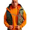 Alpha Industries vesta Hooded MA 1 Vest Sage Green 3