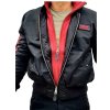 Alpha Industries zimná bunda MA 1 D Tec SE black red d