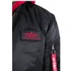 Alpha Industries zimná bunda MA 1 D Tec SE black red f