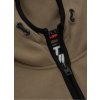 Pitbull West Coast mikina na zips s kapucňou HERMES brown b