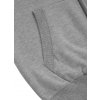 Pitbull West Coast pánska mikina na zips s kapucňou SMALL LOGO dark grey melange e