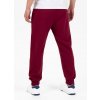 Pitbull West Coast pánske tepláky SMALL LOGO TERRY burgundy a