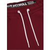 Pitbull West Coast pánske tepláky SMALL LOGO TERRY burgundy g