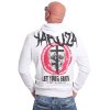 Yakuza mikina pánska s kapucňou FAITH HOB 23007 white b