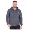 Alpha Industries Basic Zip Hoody SL pánska mikina greyblack