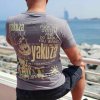 Yakuza tričko pánske FEAR TSB 23036 steel grey 1