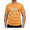 Alpha Industries Basic T Shirt Tangerine tričko pánske 2