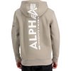 Alpha Industries Back Print Hoody pánska mikina vintage sand